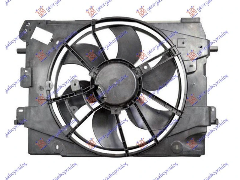 DACIA DOKKER 2012- VENTILATOR KOMPLET BENZIN-DIZEL (400MM)