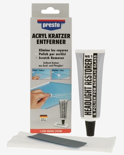 European Aerosols Presto Uklanjač ogrebotina sa akrila i pleksiglasa, set