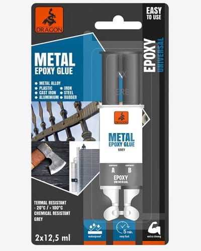 Dragon Epoksi 2K lepak za metal 25ml