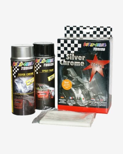 Dupli-Color Tuning Silver Chrome - Hrom premaz u setu