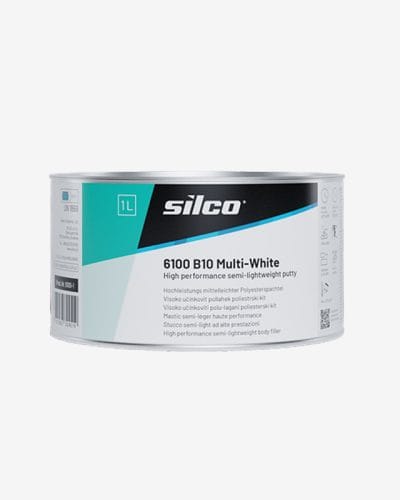 Silco 6100 B10 Multi-White Polu-lagani poliesterski git 1L