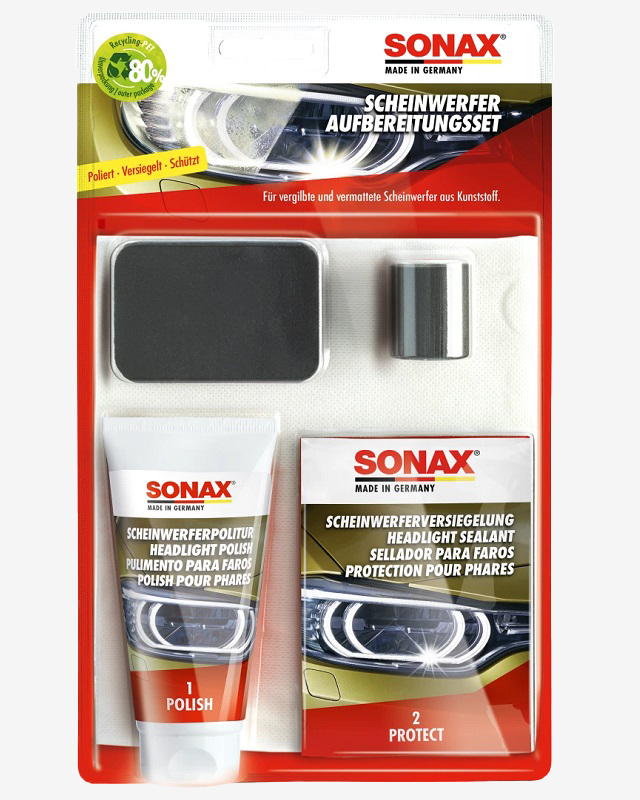 Sonax Headlight Restoration Kit - Komplet za restauraciju farova