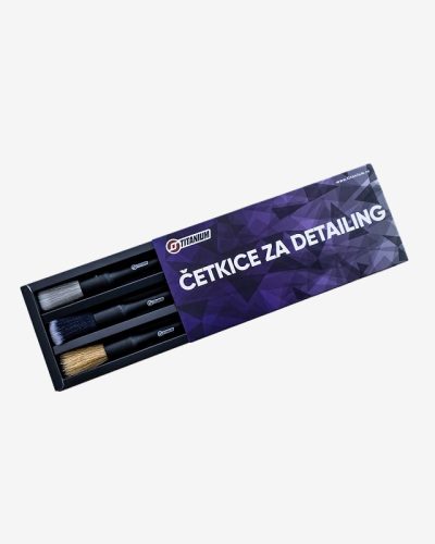 Titanium Set četkica za detailing 3kom