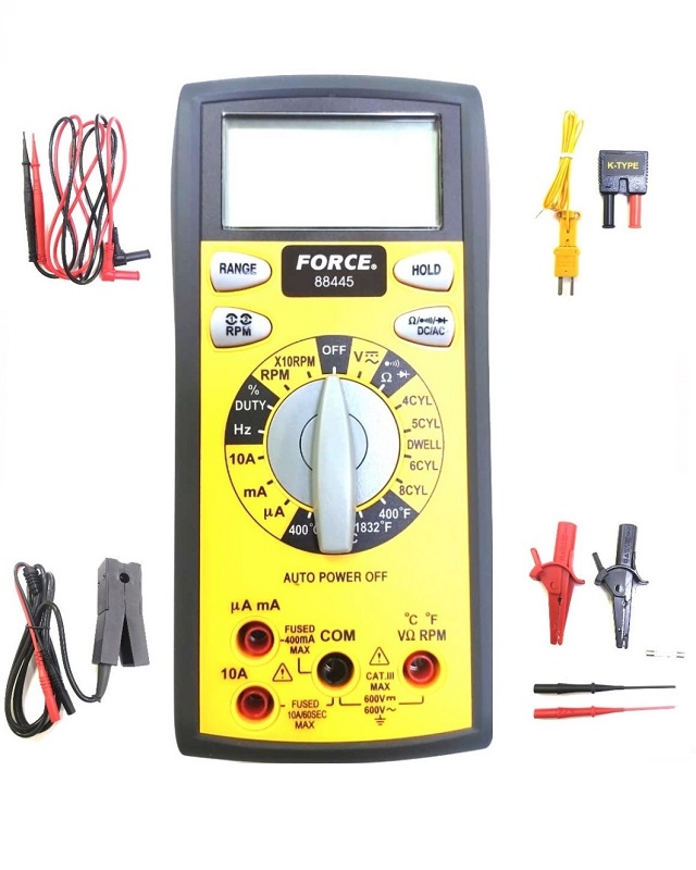 Force 88445 Digitalni automobilski multimer