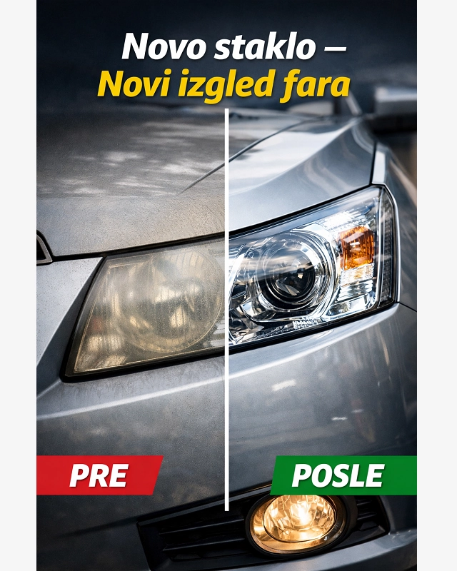 Stakla farova za automobile