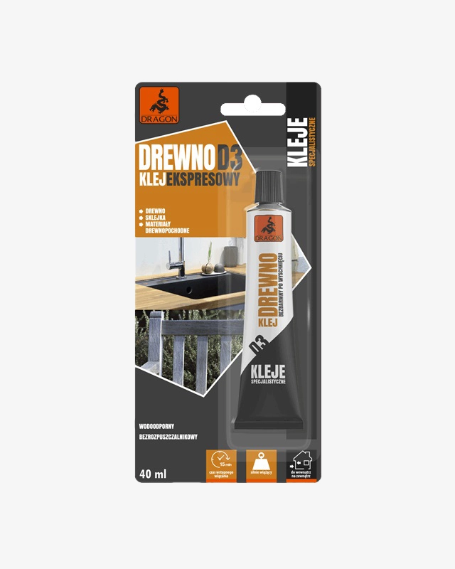 Dragon D3 Brzi lepak za drvo 40ml