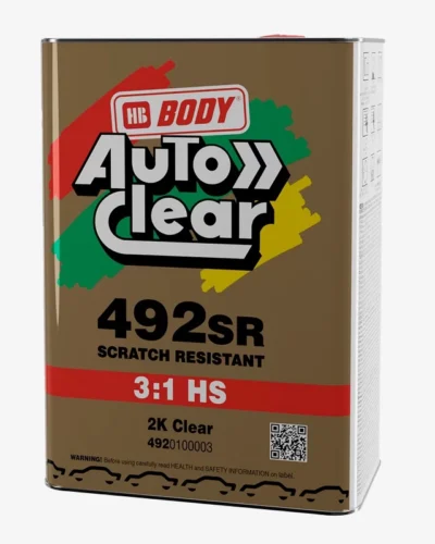 HB Body 492 SR HS 2K Bezbojni lak u setu sa učvršćivačem 4L
