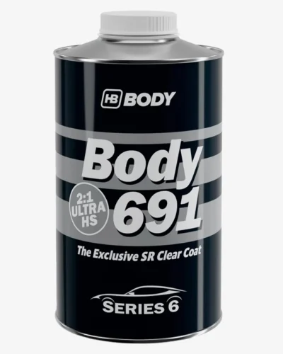HB Body 691 UHS SR 2K Bezbojni lak u setu sa učvršćivačem