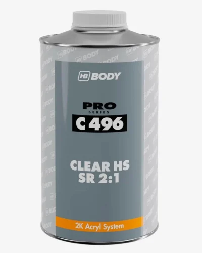 HB Body C496 HS SR 2K Bezbojni lak u setu sa učvršćivačem