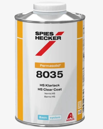 Spies Hecker 8035 Permasolid HS Bezbojni lak u setu sa učvršćivačem 1.5L