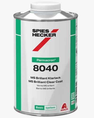 Spies Hecker 8040 Permacron Brilliant MS Bezbojni lak u setu sa učvršćivačem 3L