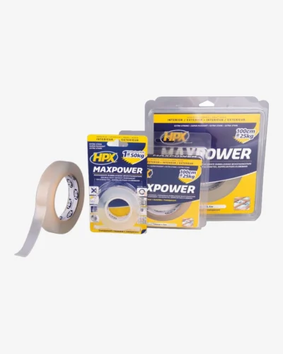 HPX 3000 MAXPOWER Dvostrano lepljiva traka transparentna