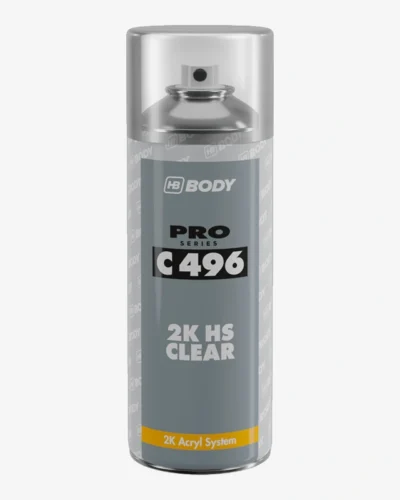 HB Body C496 2K HS Bezbojni lak u spreju 400ml