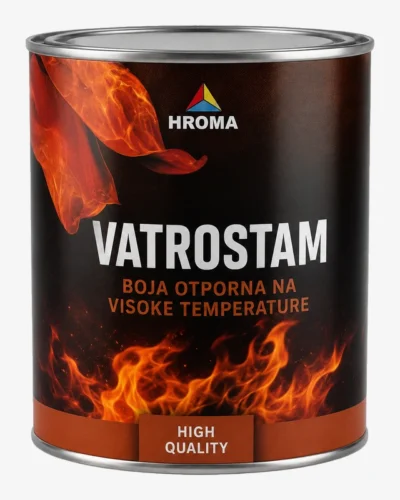 Hroma VATROSTAM - Vatrostalna boja za metal do 600°C 750ml