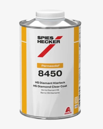 Spies Hecker 8450 Permasolid HS DIAMOND - Keramik bezbojni lak u setu sa VHS učvršćivačem 4L